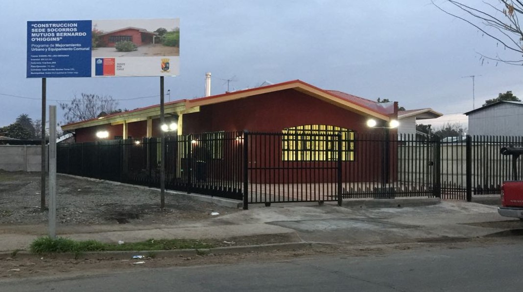 Construcción de sede social en Chillán Viejo